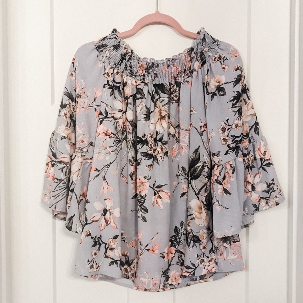 Off the Shoulder Floral Top